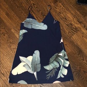 Navy Floral dress